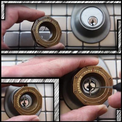 Sparrows Tension Wheel Brass Finish | Remote Pro